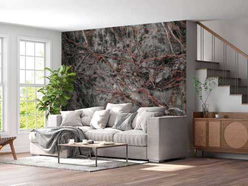 Grey marble with fine structure
