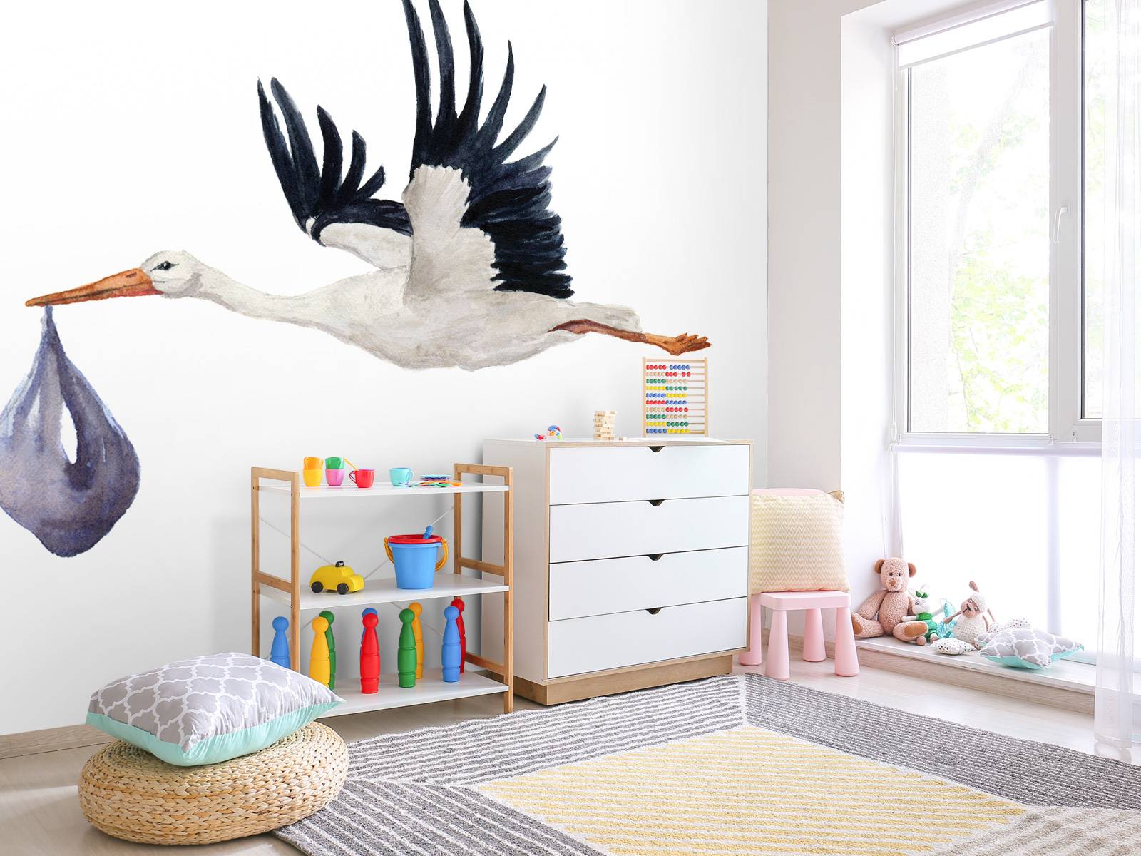 Flying Stork
