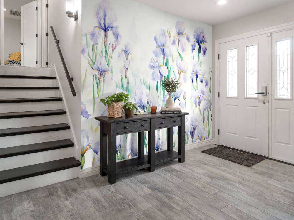 Irises Dance Seamless Pastel