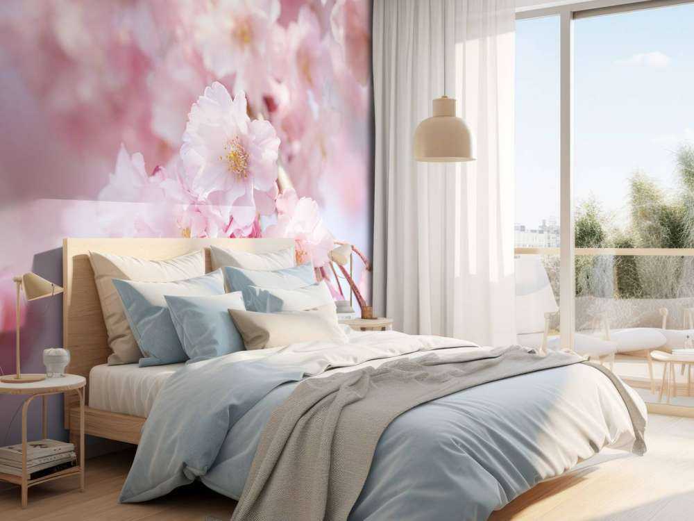 Close-up pink blossoms