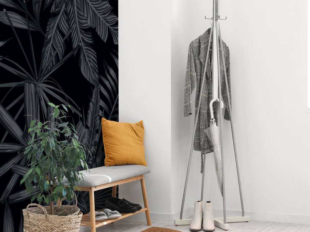 Tropical black leaves