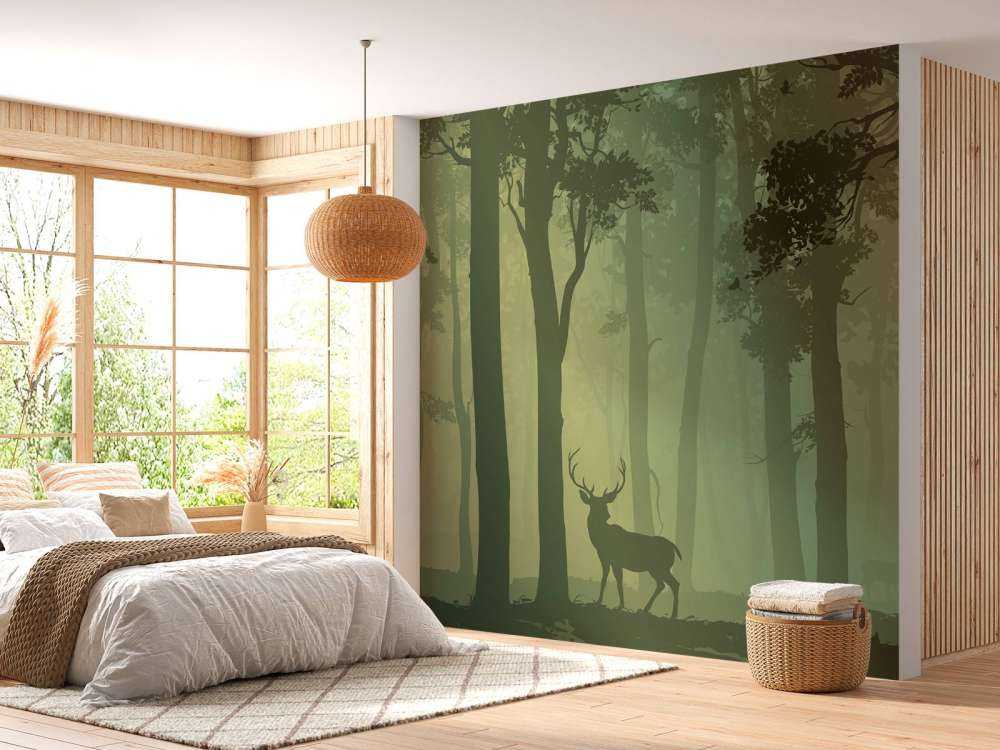 Deer in forest