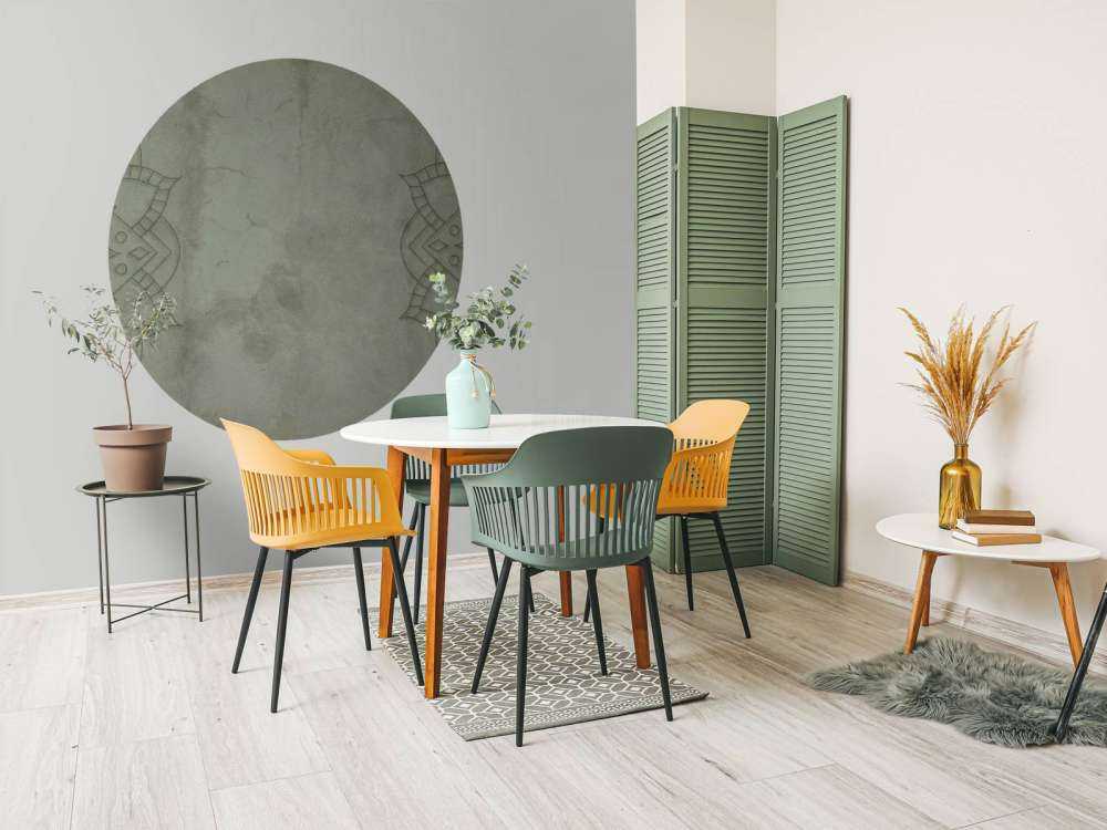 Green Weathered Mandala