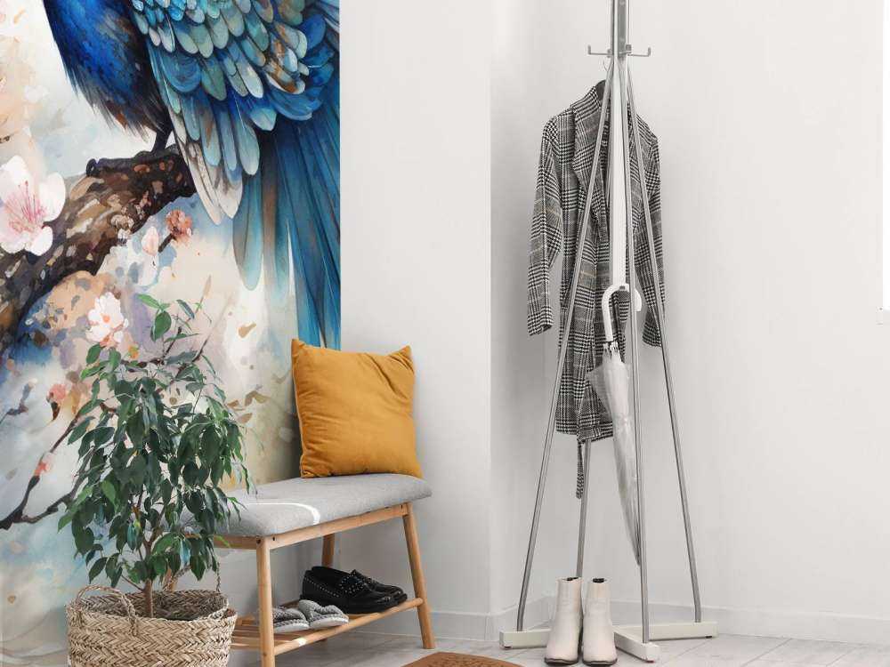 Peacock in Spring Mist