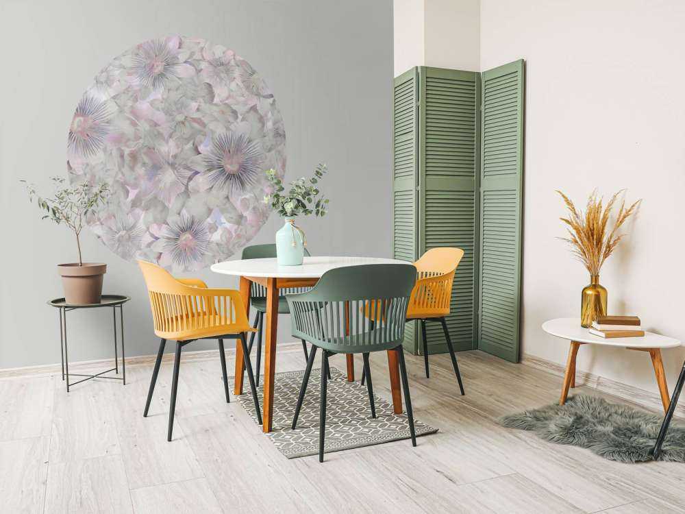 Botanical Watercolor Elegance Lilac Dawn