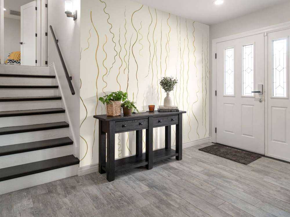 Organic lines grass beige