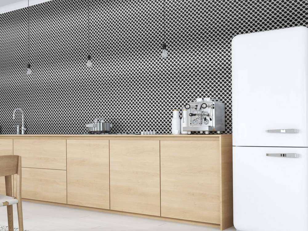 Perforated metal surface