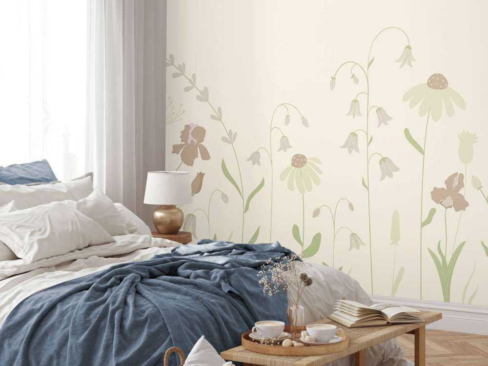 Flower field high sand with old pink