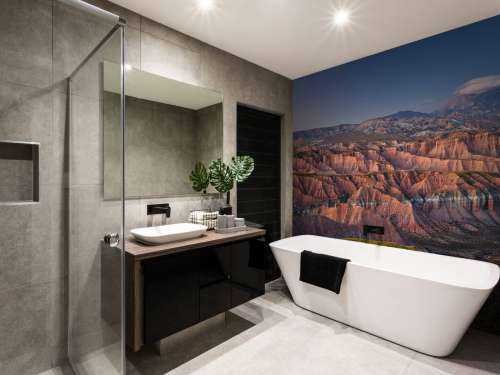 Mountains in the desert