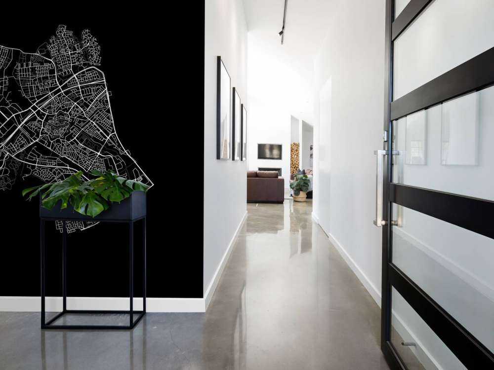 Map of Zwolle, black