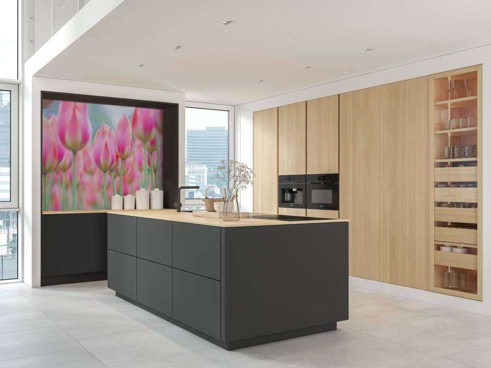 Close-up pink tulips