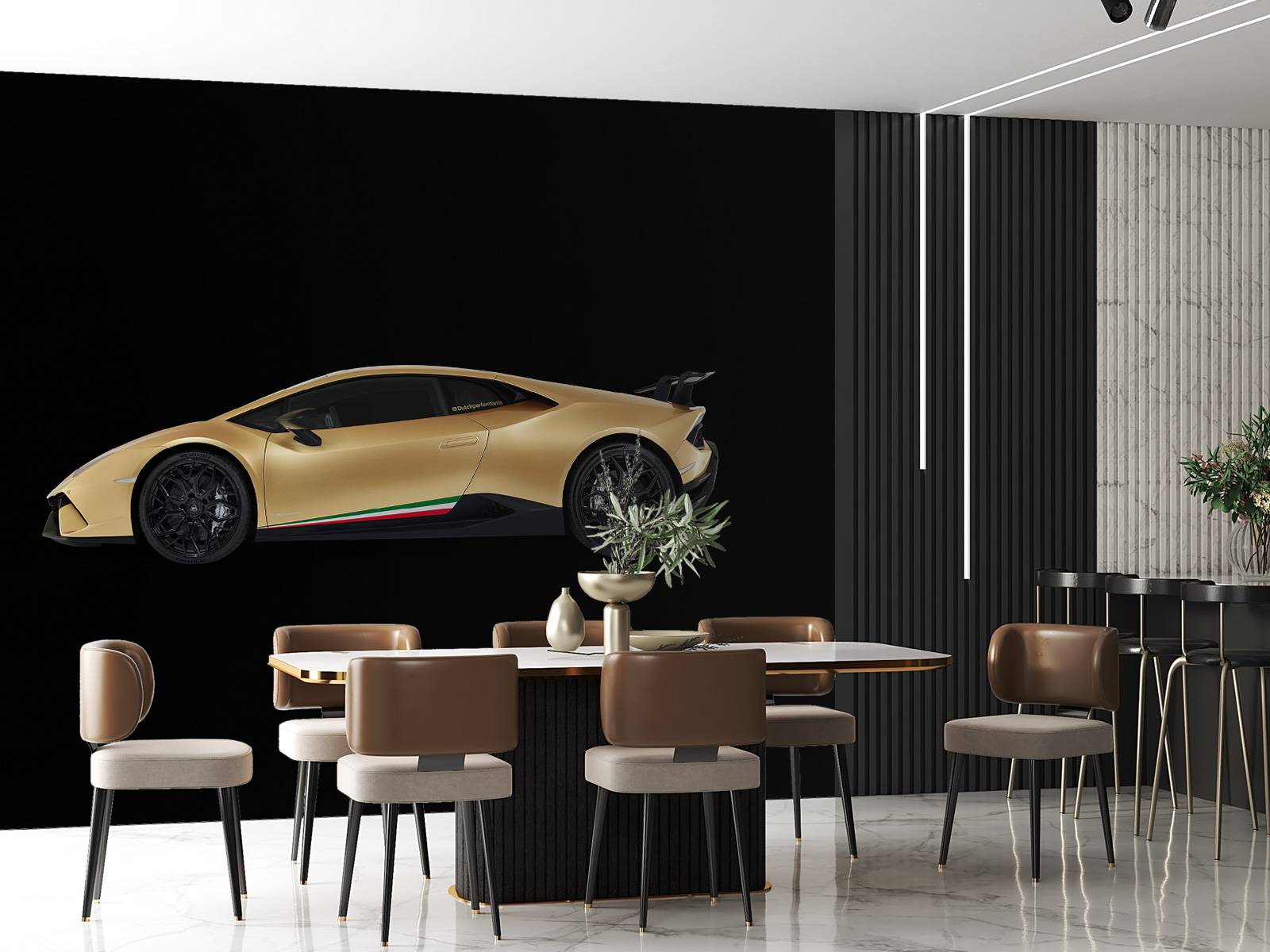 Lamborghini Huracán - Side, black
