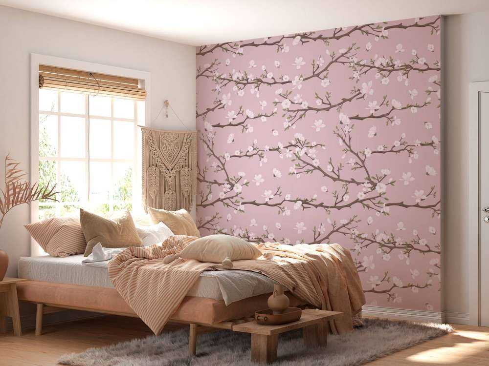 Pink spring branches