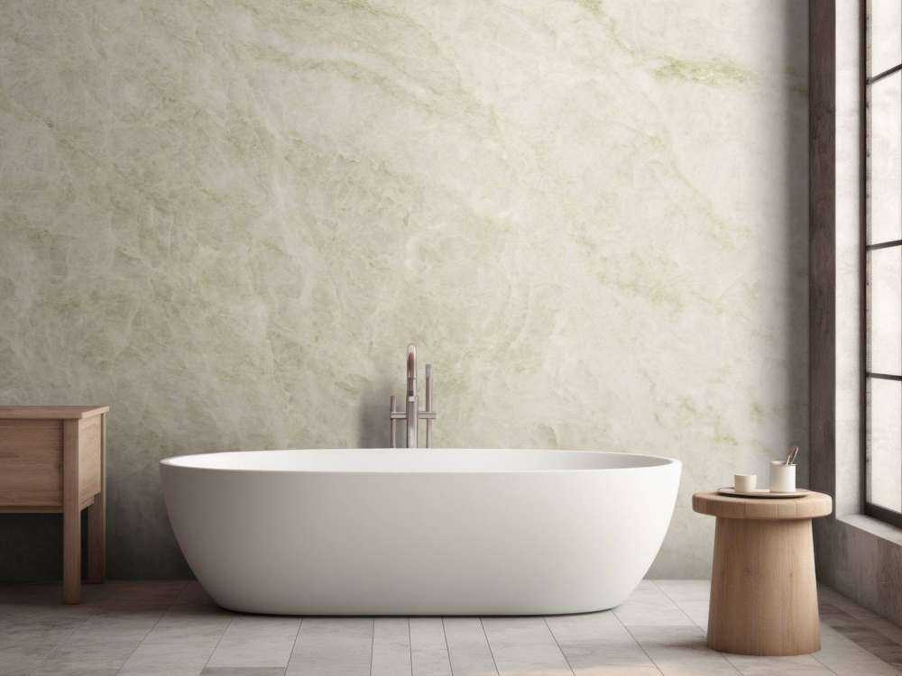 Light structured marble