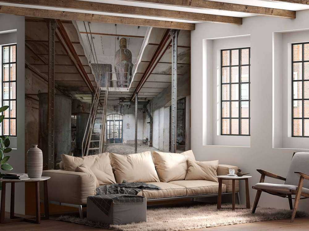 Abandoned old factory