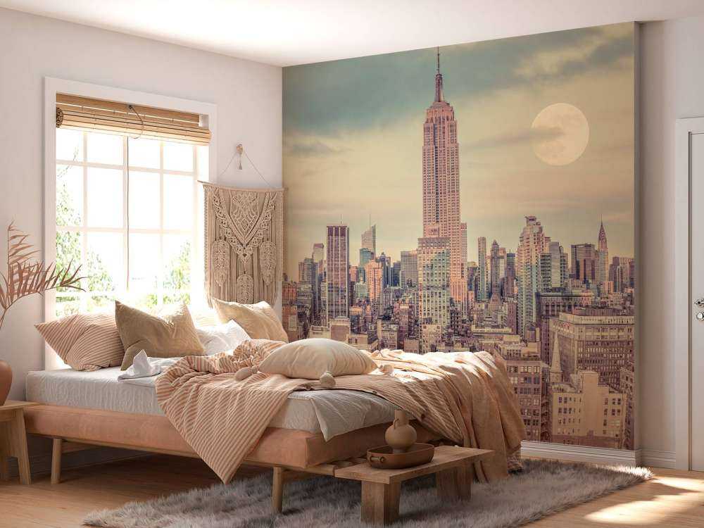 Empire State Building with Manhattan