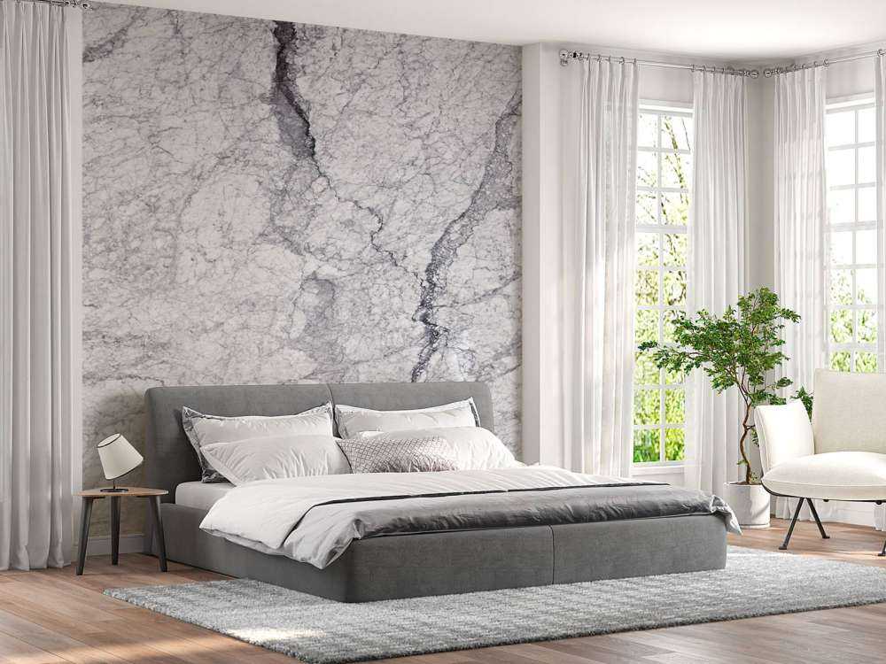 Marble black and white