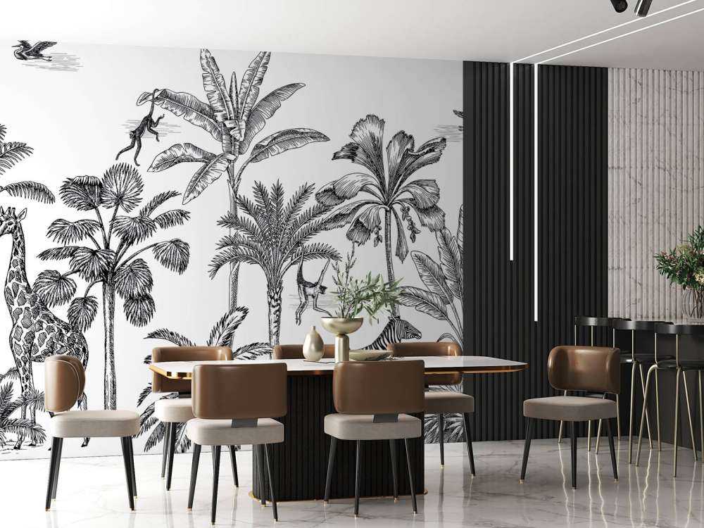 Tropical animal jungle