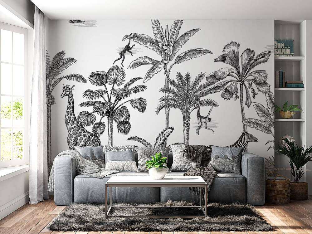 Tropical animal jungle