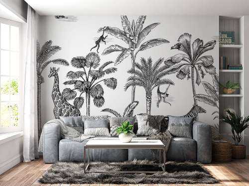 Tropical animal jungle
