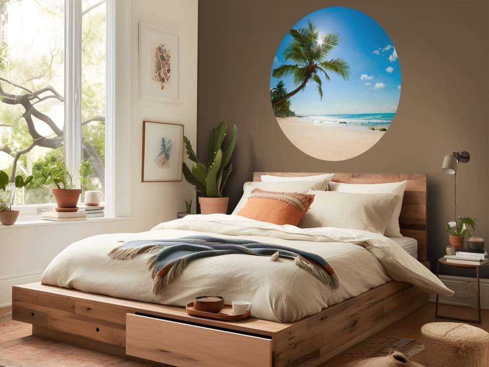 Large palm tree