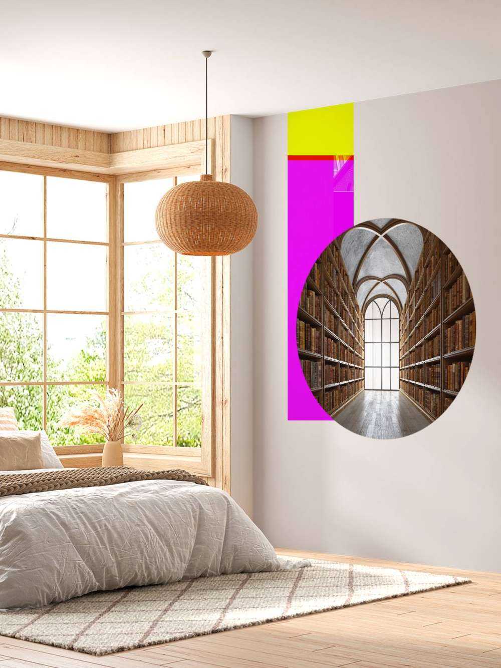 Medieval library hall