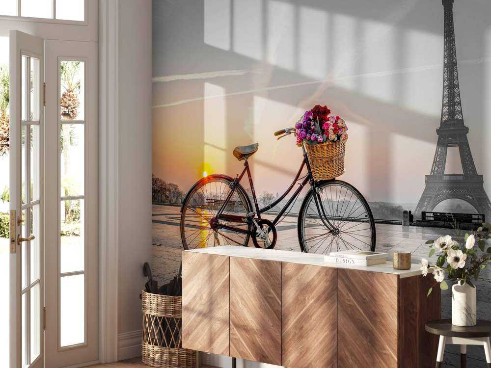 Sunset at Eiffel Tower