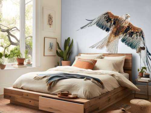 Red kite in the sky