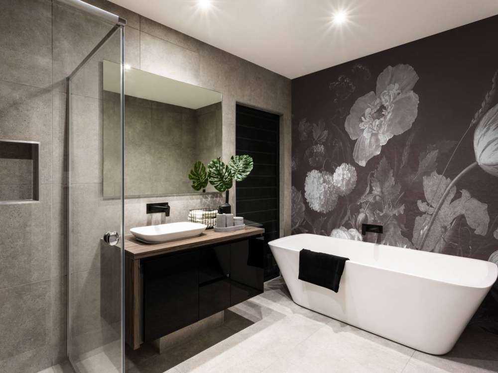 Baroque flowers still life - dark sepia