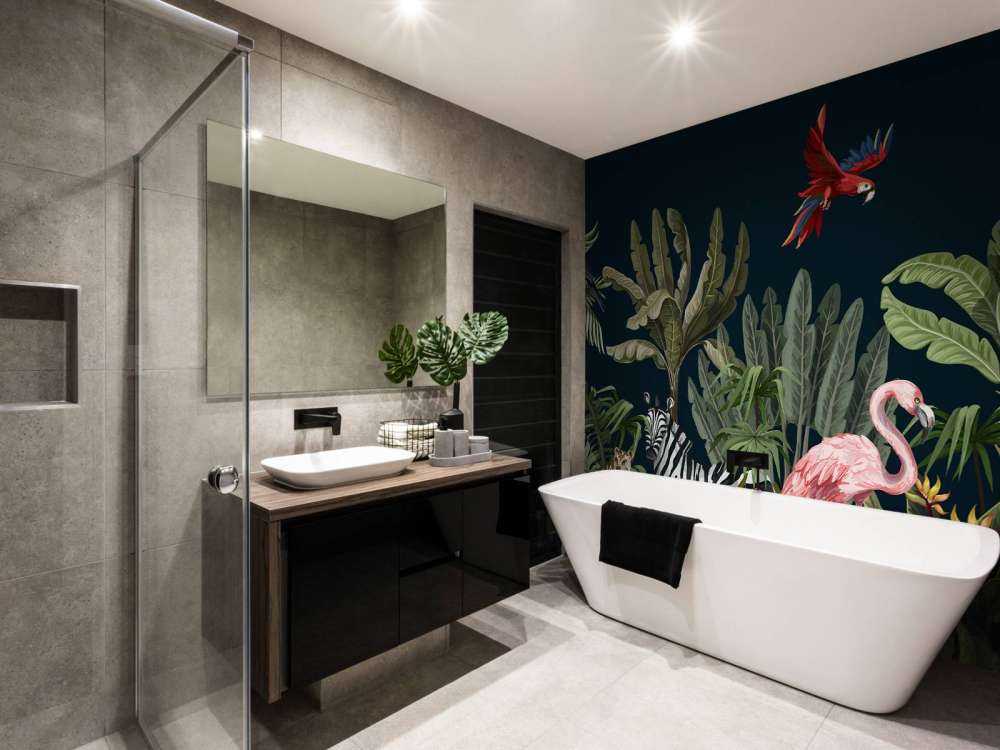 Colored jungle animals