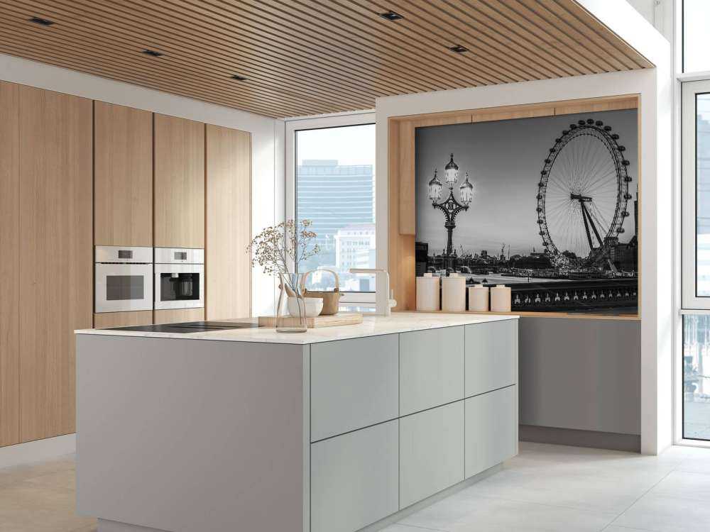 Ferris wheel black and white