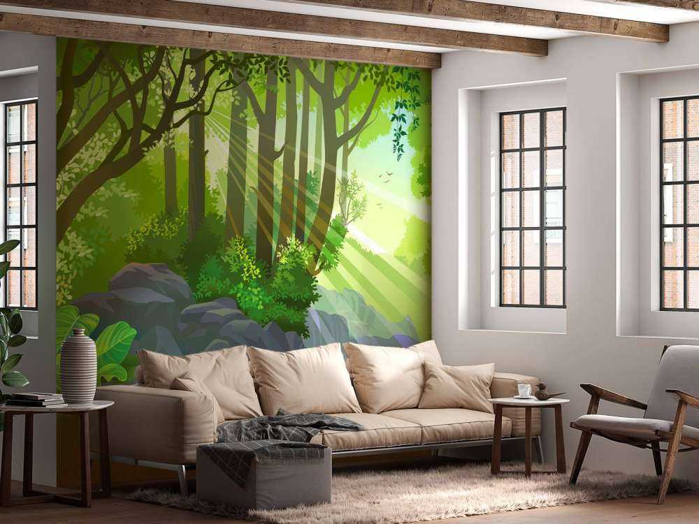 Sunlight in the jungle