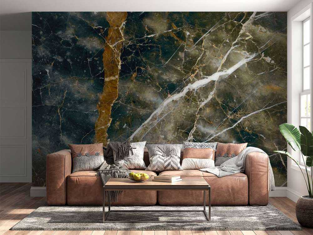 Marble with clouds structure