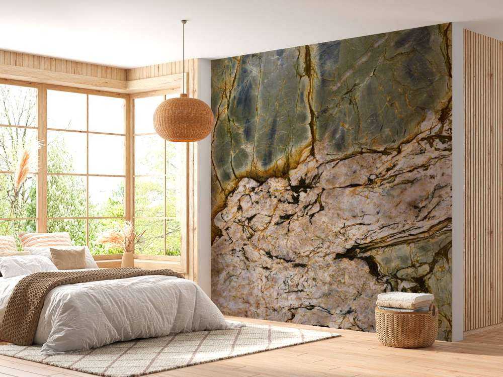 Cracked marble