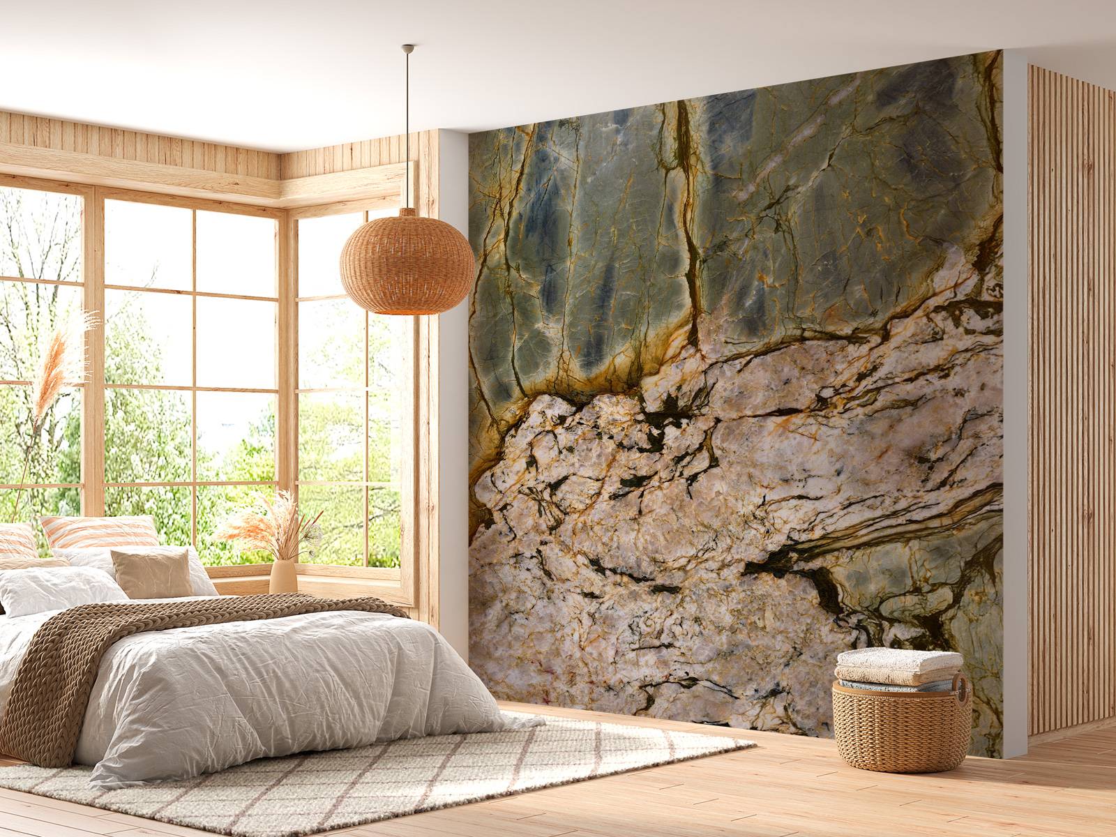 Cracked marble