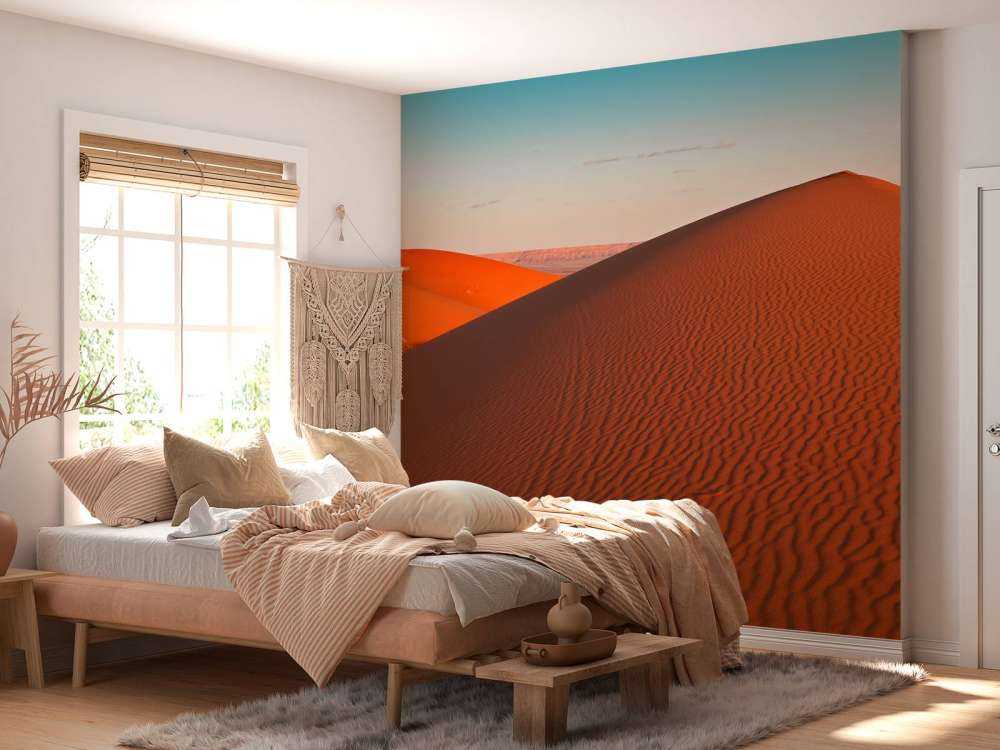 Sand dunes in the Sahara desert