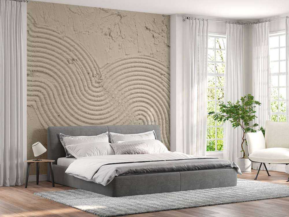 Organic lines and structures in linen
