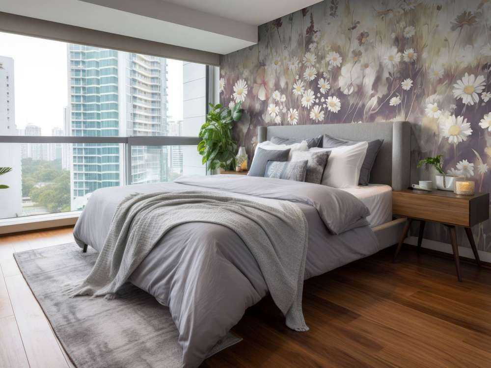 Lush Greenery of Summer Golden Brown