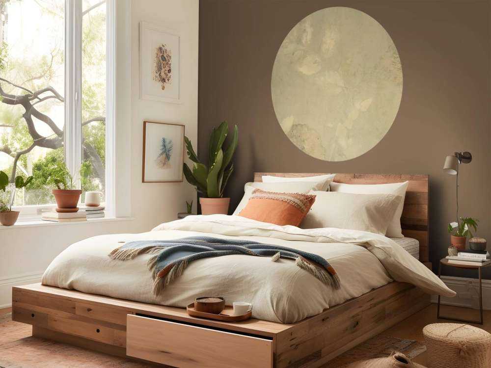 Plantain and wild geranium - dreamy green