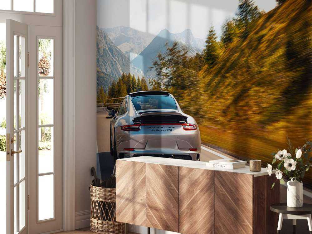 Porsche 911 Carrera GTS in the mountains