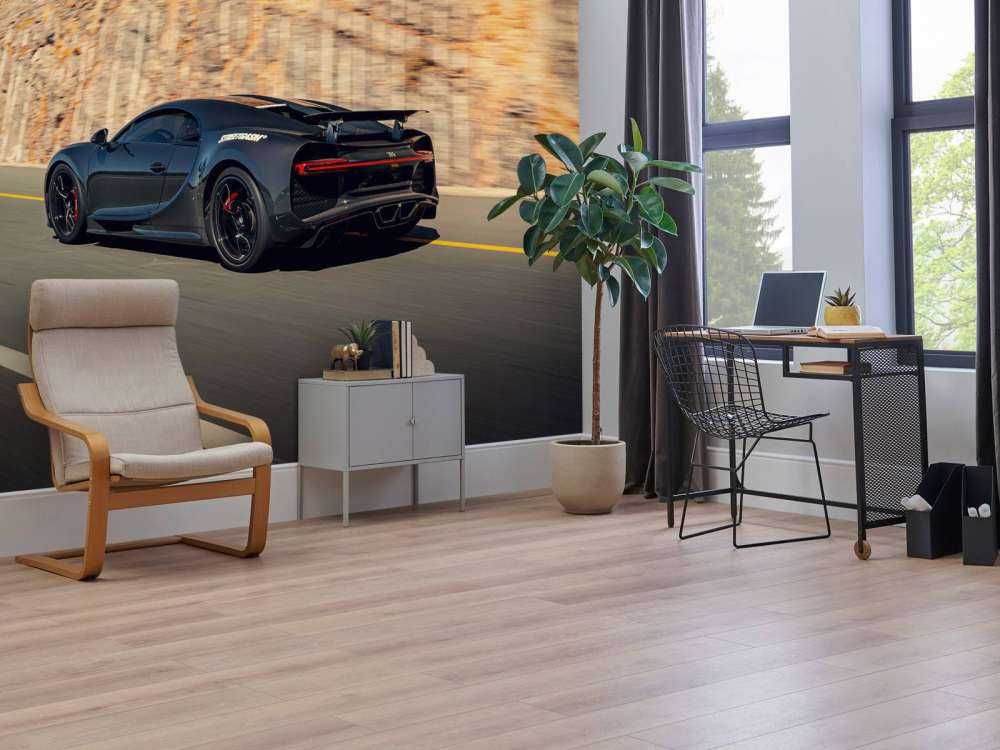 Bugatti Chiron Pur Sport in action