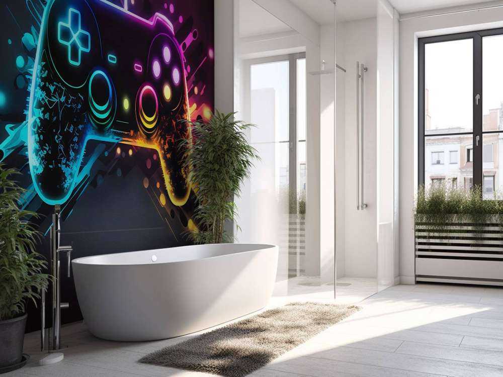 Neon Gaming Explosion