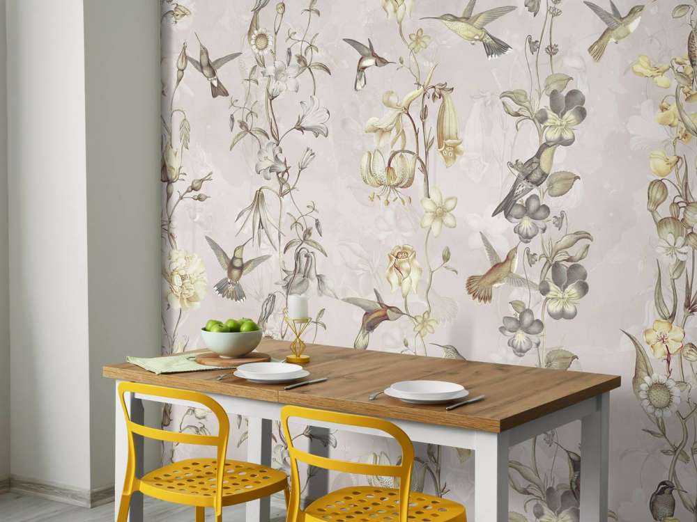 Meadow and Garden Flowers Cream