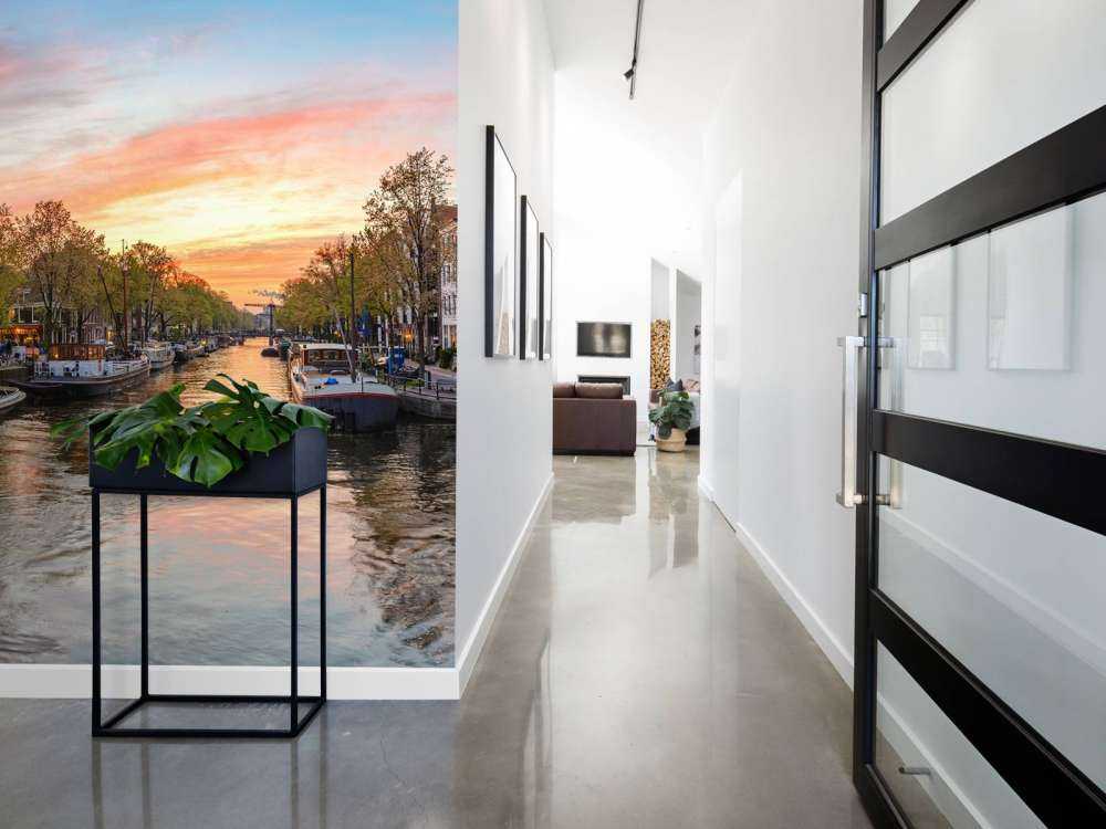 Zonsondergang in Amsterdam