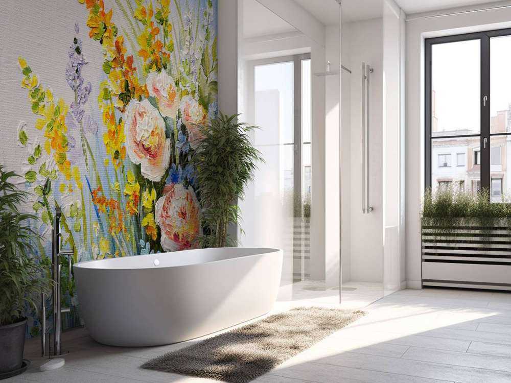 Boeket met zomerse bloemen