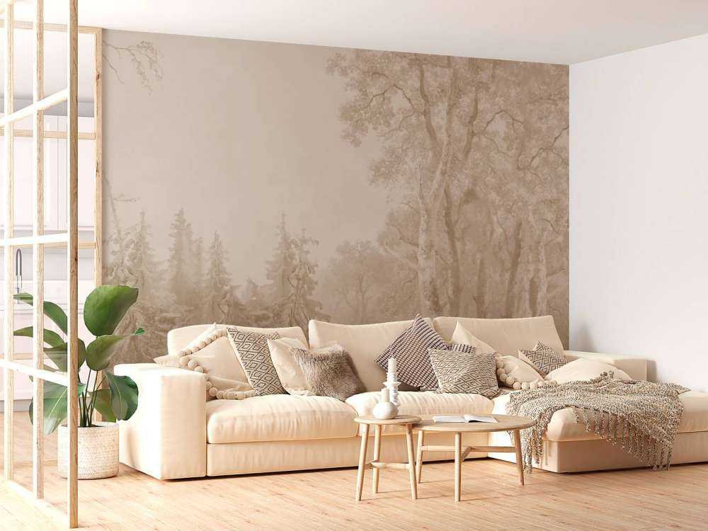 Forest Landscape Beige #2