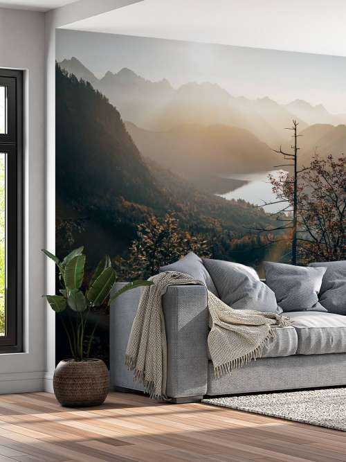 View over the Alps