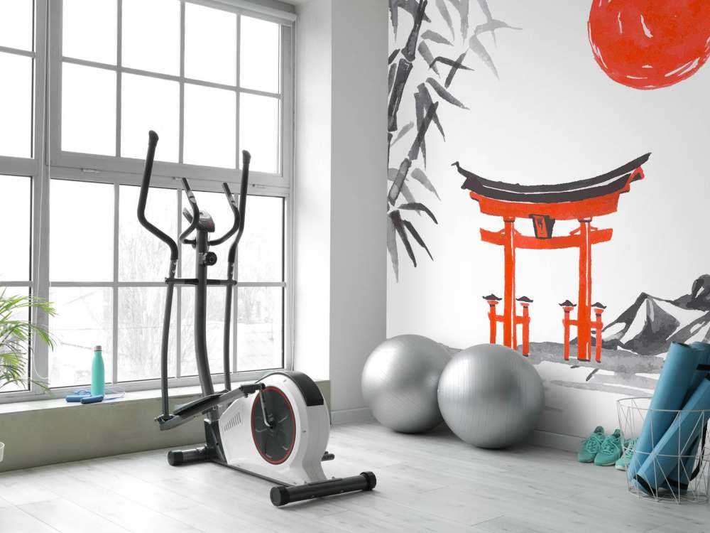 Japanse tekening van Miyajima