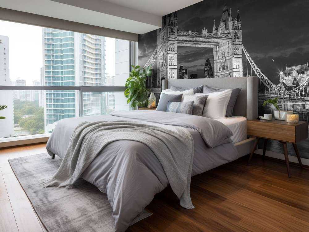 Tower bridge London at night