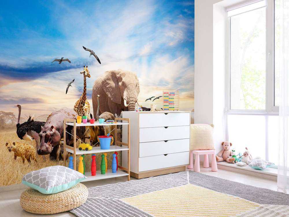 Group African animals